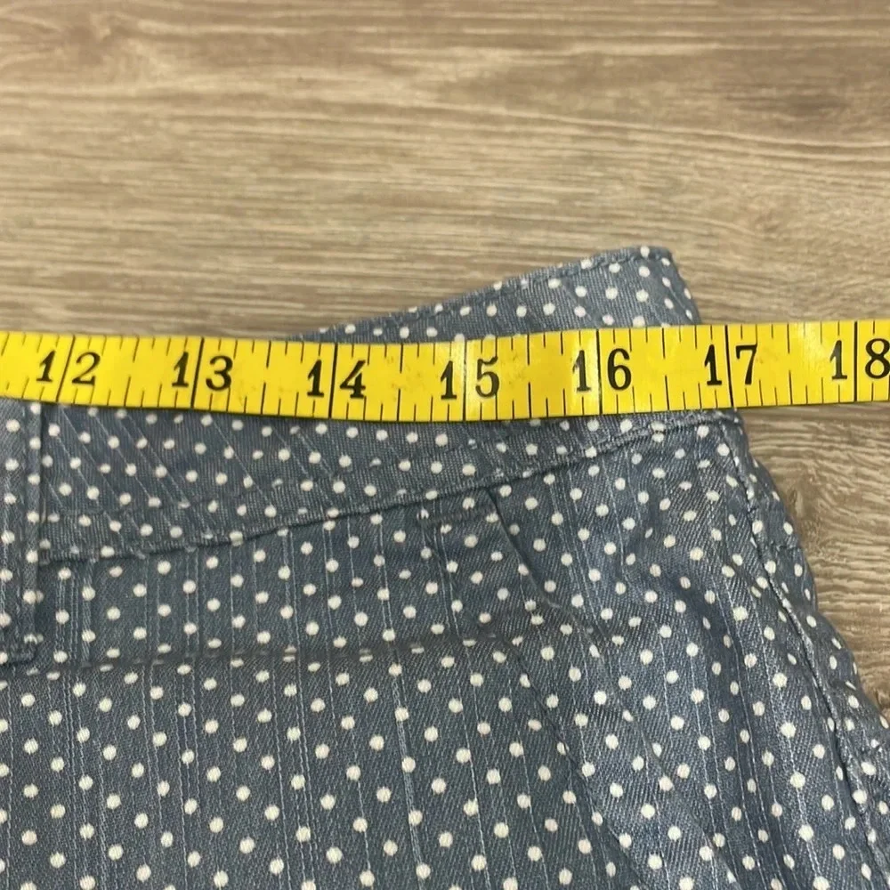 American Rag Cie Polka Dot Shorts Blue White 13